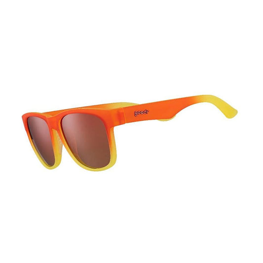 Goodr BFG's Polly Wants a Cocktail sunglasses with polarized lenses and tropical-themed frame design