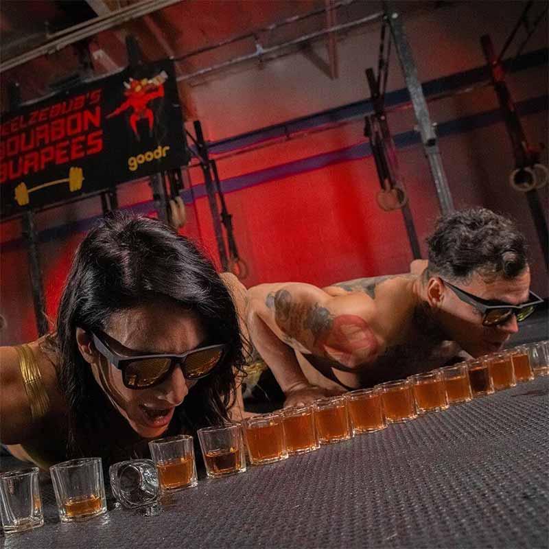Goodr BFG's Beelzebub's Bourbon Burpees Sunglasses - Tactical Edge