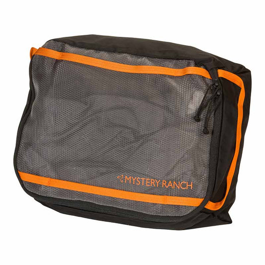 Mystery Ranch Zoid Cube Large packing cube with mesh top panel and side handles in olive color