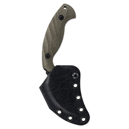 Toor Knives Karsumba Burlap Green in Sheath