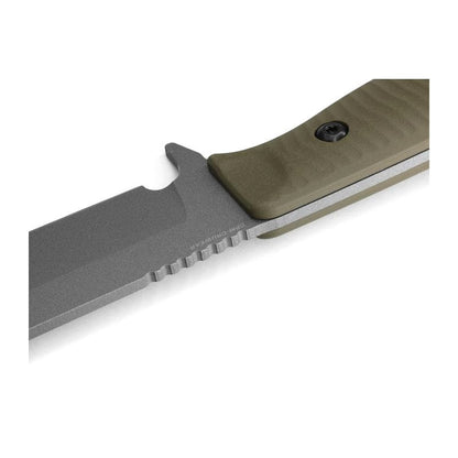 Benchmade 539GY Anonimus Plain Edge Fixed Blade - Tungsten Grey / Olive Drab Benchmade