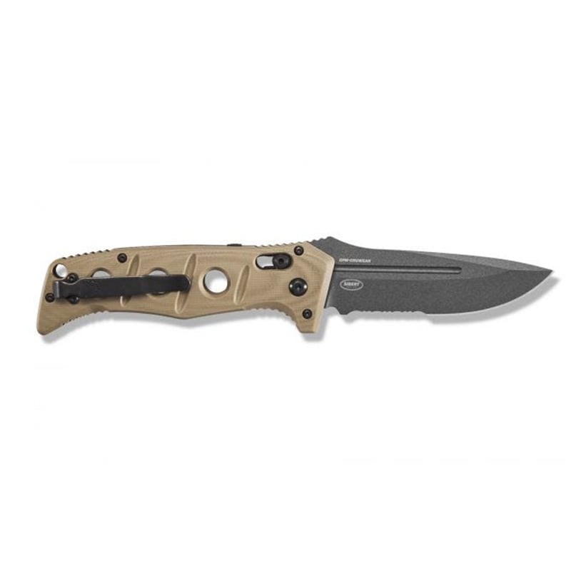 Benchmade 2750SGY-3 Sibert Auto Adamas Axis Partial Serrated - Grey/Flat Earth Benchmade
