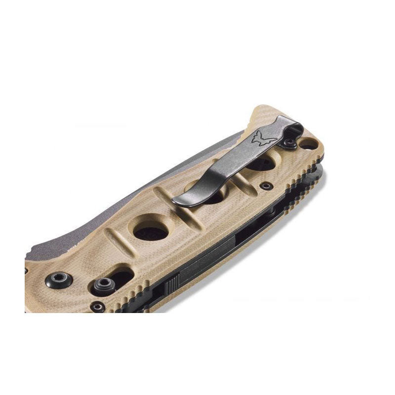 Benchmade 2750SGY-3 Sibert Auto Adamas Axis Partial Serrated - Grey/Flat Earth Benchmade