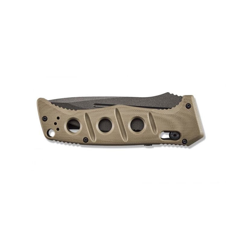 Benchmade 2750SGY-3 Sibert Auto Adamas Axis Partial Serrated - Grey/Flat Earth Benchmade