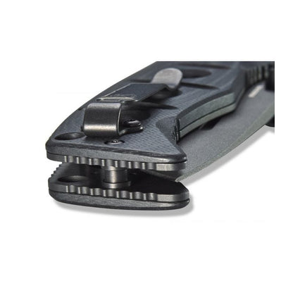 Benchmade 275SGY-1 Sibert Adamas Axis Stud - Tungsten Grey/ Black