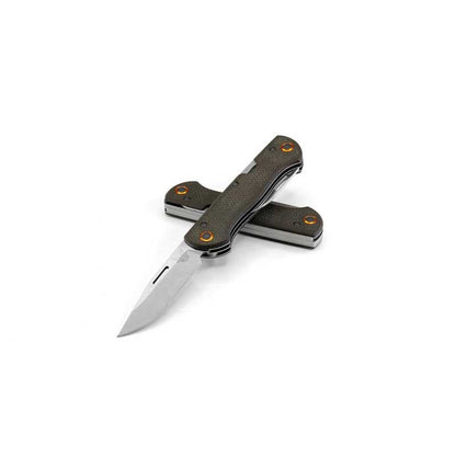 Benchmade 317-1 Weekender multi-blade slip joint knife with Micarta handles and satin finish CPM-S30V steel blades