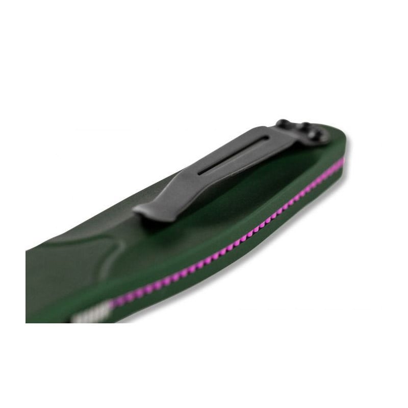 Benchmade 9400BK Osborne Auto Knife Black Blade Green Handle