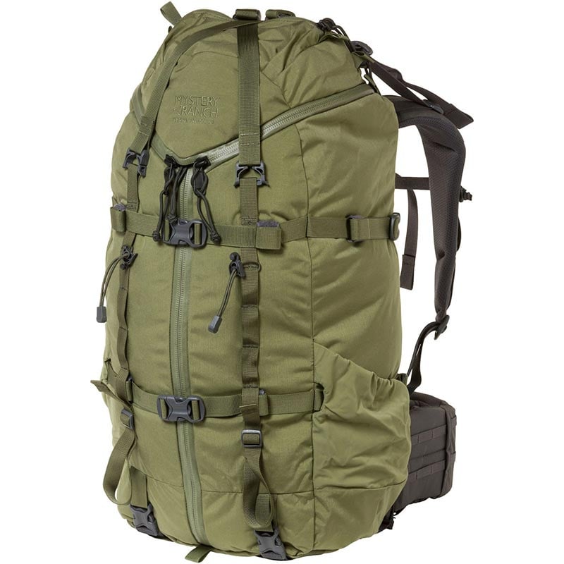 Mystery Ranch Terraframe 3 Zip 50 Loden Angled