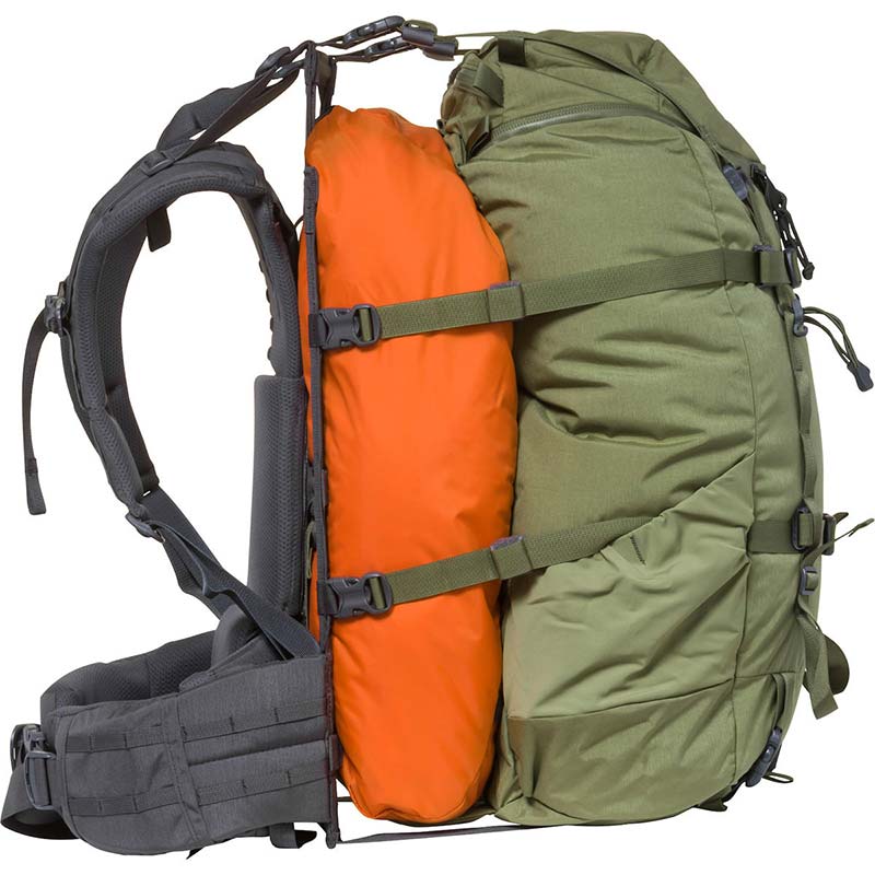 Mystery Ranch Terraframe 3 Zip 50 Loden Side