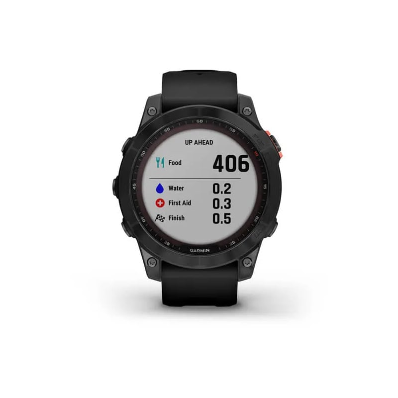 Garmin fenix 7 Solar Edition 47mm - Slate Gray with Black Band - Tactical Edge