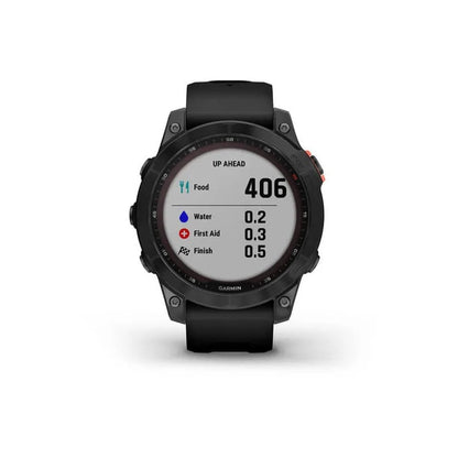 Garmin fenix 7 Solar Edition 47mm - Slate Gray with Black Band - Tactical Edge