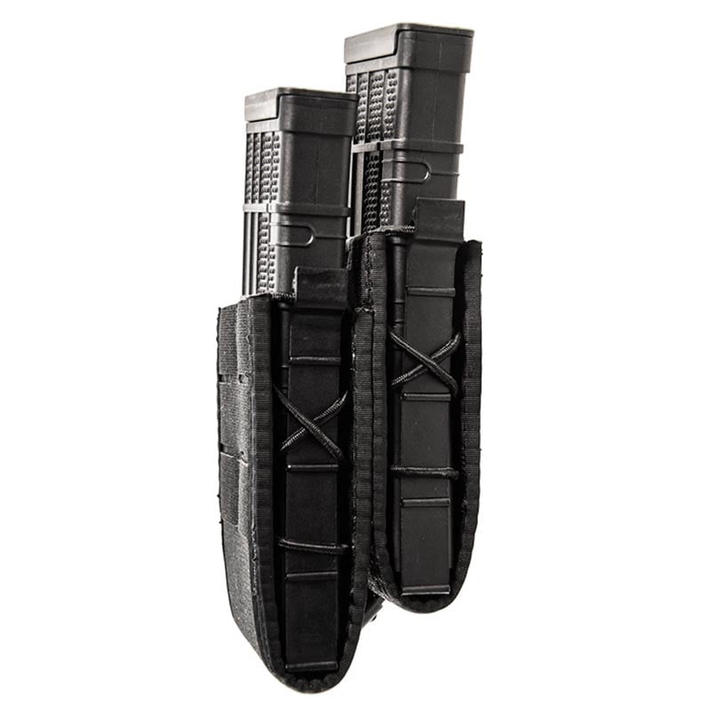 High Speed Gear Duty Staggered Double Taco Pouch - Black - Tactical Edge