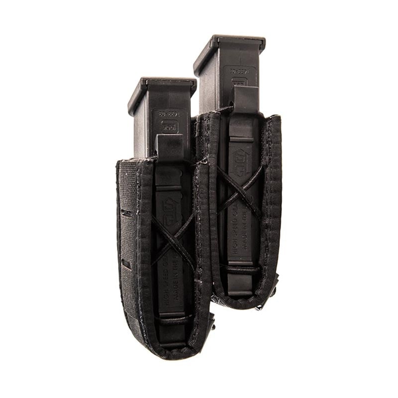 High Speed Gear Duty Staggered Double Pistol Taco - Black - Tactical Edge