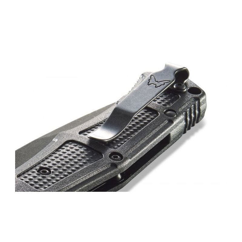 Benchmade 9070SBK Claymore Auto Drop Point - Black - Tactical Edge