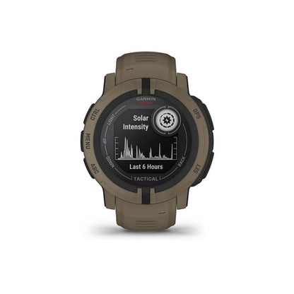 Garmin Instinct 2 Solar Tactical Edition 45mm - Coyote Tan - Tactical Edge