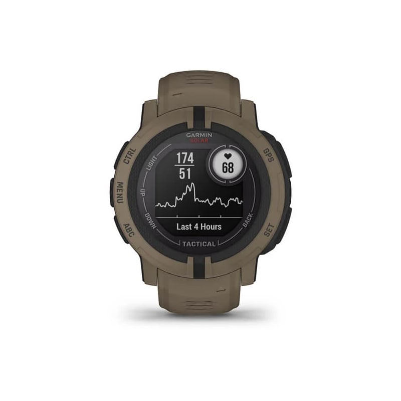 Garmin Instinct 2 Solar Tactical Edition 45mm - Coyote Tan - Tactical Edge