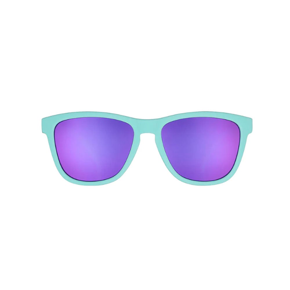 Goodr Electric Dinotopia Carnival Sunglasses Front View
