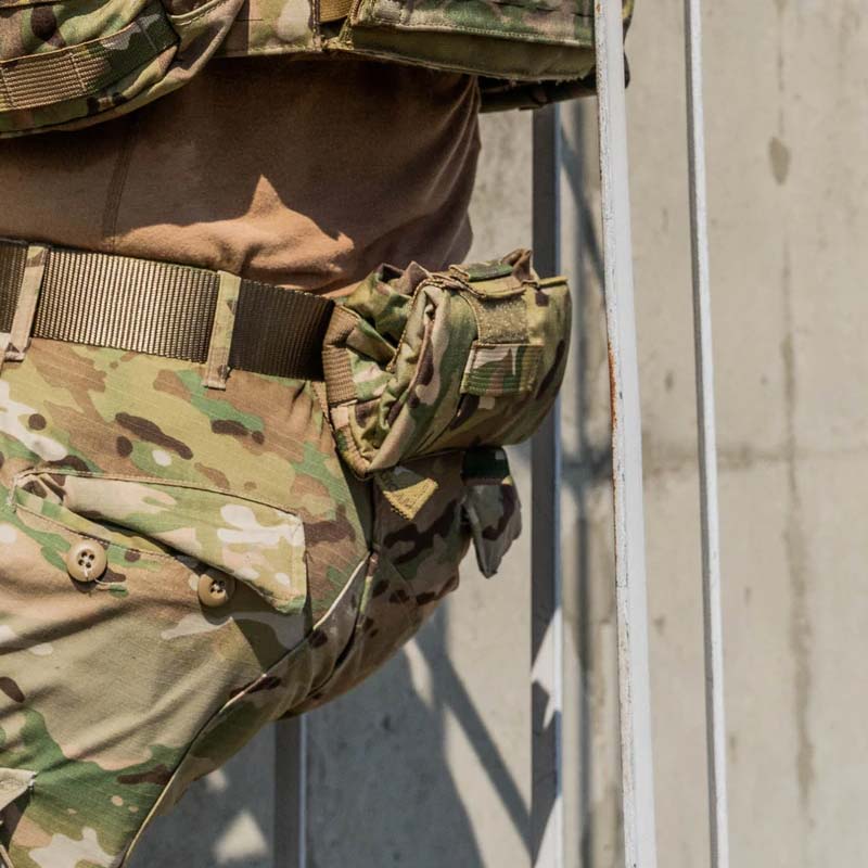 Raine Tactical Dump Pouch Multicam Closed