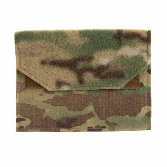 Raine Tactical Admin Pouch with GRIDLOK MOLLE attachment system and loop field panel for patches