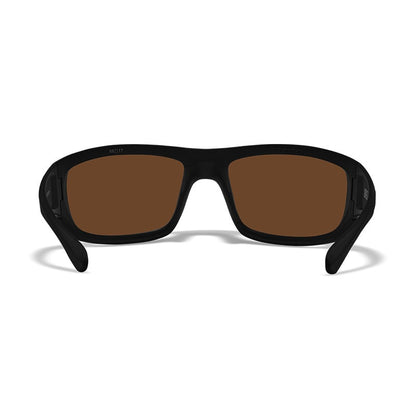 Wiley X Omega Jacob Wheeler Edition Captivate Polarized Green Mirror Lenses Rear View