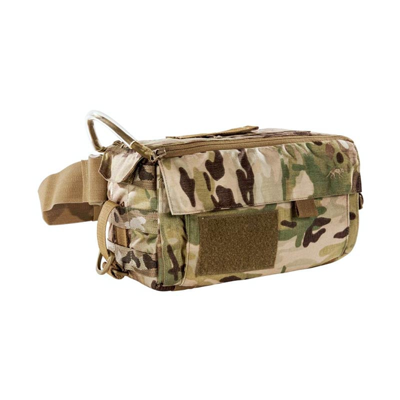 Tasmanian Tiger Small Medic Pack MKII in multicam pattern with MOLLE webbing and parallel zippers