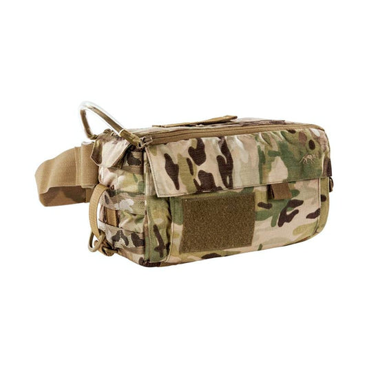 Tasmanian Tiger Small Medic Pack MKII in multicam pattern with MOLLE webbing and parallel zippers