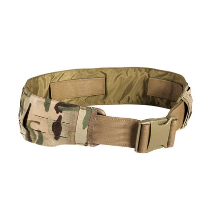 Tasmanian Tiger Warrior Belt in Multicam with laser-cut MOLLE slots and hook-and-loop attachment system