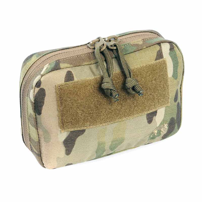 Tasmanian Tiger 7-inch admin pouch in multicam with MOLLE attachment system and multiple organizational compartments