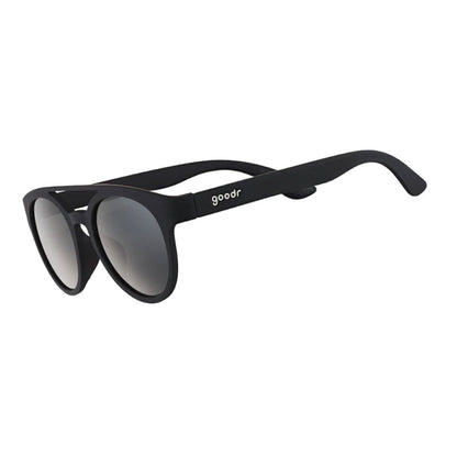Goodr Professor 00G sunglasses with double nose bridge design and polarized lenses