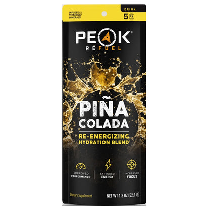 Peak Refuel Pina Colada Re-Energizing Drink Mix Peak ReFuel