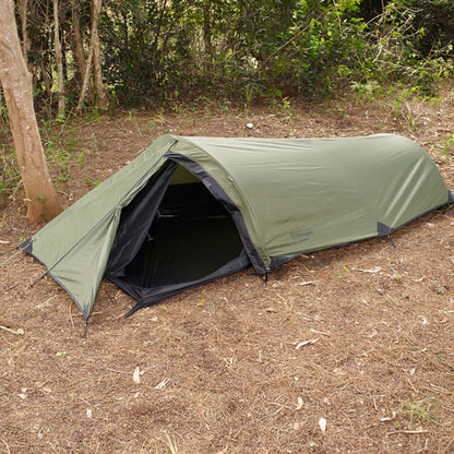 Snugpak Ionosphere IX single person tent with low profile hooped design and compression bag