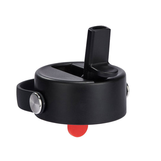 Hydro Flask Wide Mouth Flex Straw Cap with flexible straw and carry strap for hands-free hydration