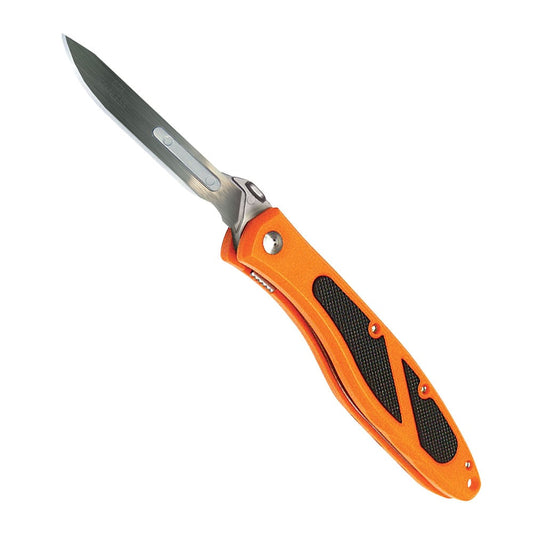 Havalon Piranta Edge folding knife with ABS handle and replaceable blade system