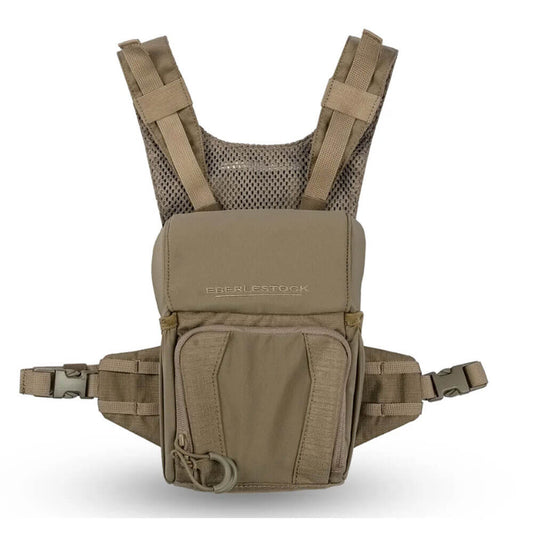 Eberlestock Recon Modular Bino Harness chest rig with magnetic closure and MOLLE attachment points