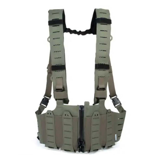 Blue Force Gear Ten-Speed SF Chest Rig M4 with split-front design and four magazine pouches
