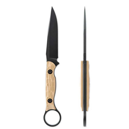 Toor Knives Serpent S Fixed Blade Knife FDE