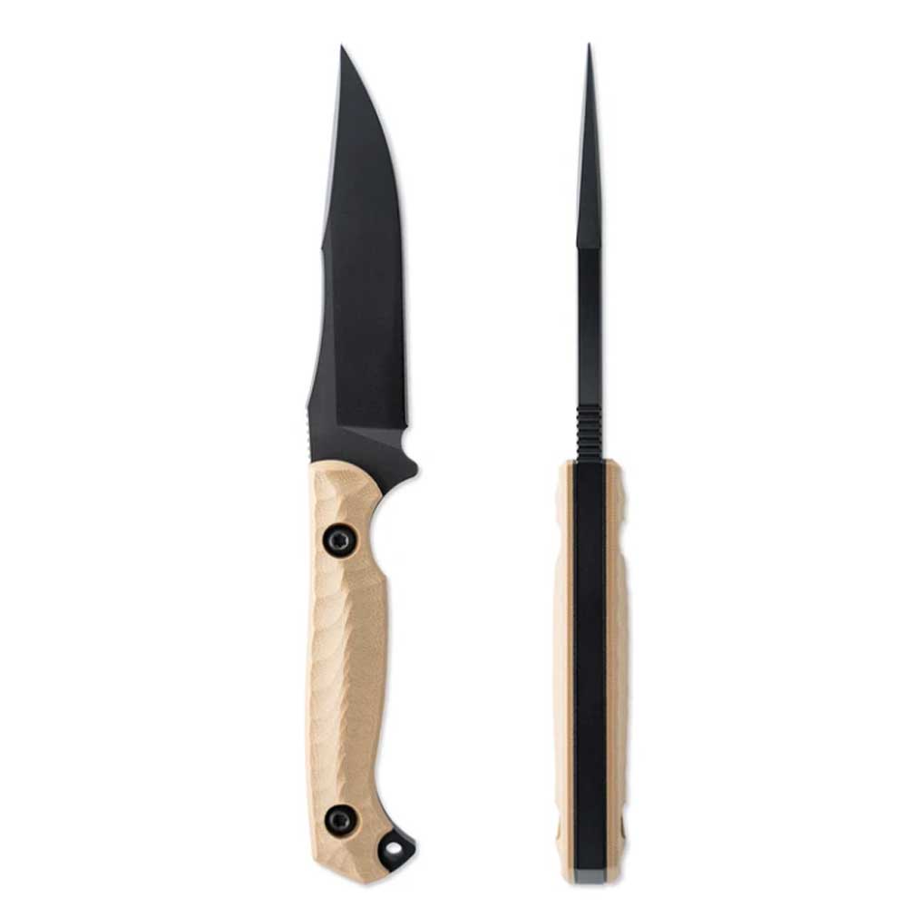 Toor Knives Krypteia S Fixed Blade Knife FDE