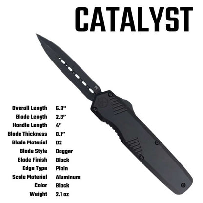Krate Tactical KRT Catalyst Small OTF Knife Specs