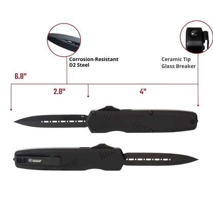 Krate Tactical KRT Catalyst Small OTF Knife Size and Features