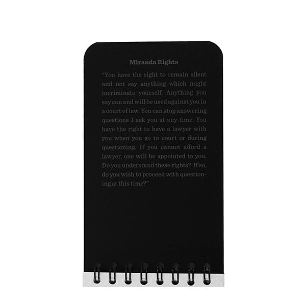 3" X 5" Field Interview Notebook - Tactical Edge