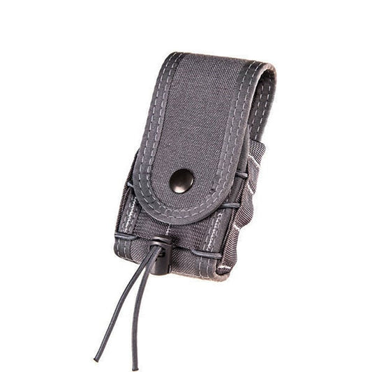 High Speed Gear Covered Handcuff TACO belt-mounted pouch in tactical configuration