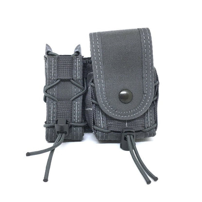 High Speed Gear L.E.O TACO Belt Mount dual pouch system with pistol magazine and handcuff compartments