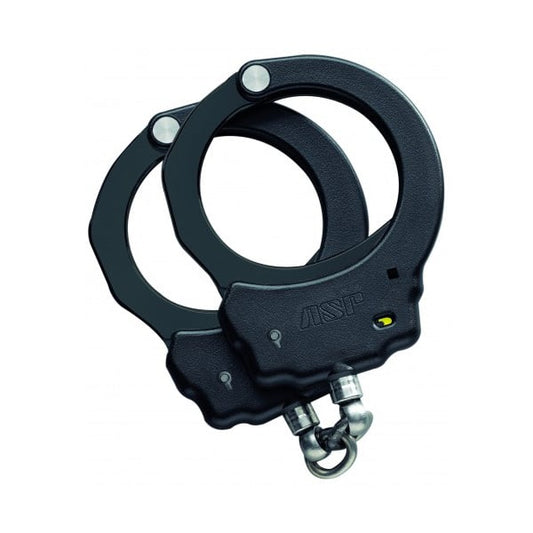 Chain Handcuffs, Aluminum, Black, 1 Pawl (Yellow - Tactical) - Tactical Edge