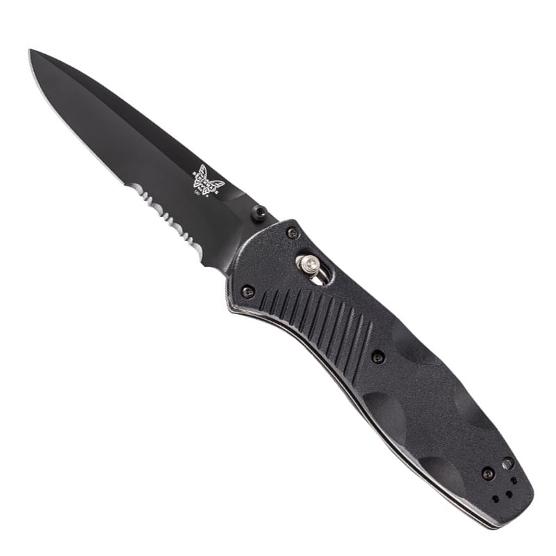 Benchmade Osborne Barrage, Serrated Edge, Black - Tactical Edge