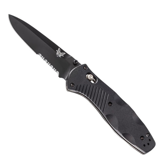 Benchmade Osborne Barrage, Serrated Edge, Black - Tactical Edge
