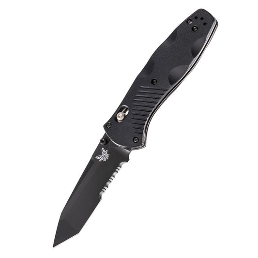 Benchmade Osborne Barrage Tanto, Black Serrated Edge - Tactical Edge