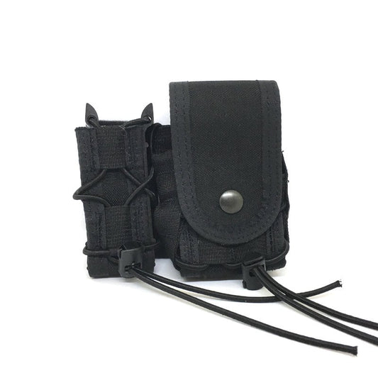 High Speed Gear L.E.O TACO MOLLE dual pouch system with pistol magazine and handcuff compartments