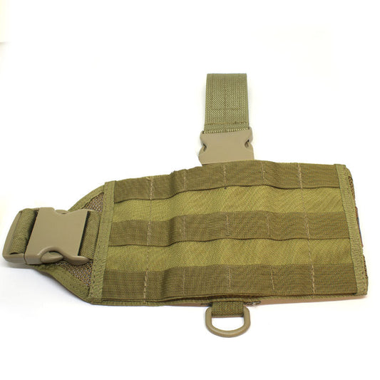 High Speed Gear Mini Modular Drop Leg Panel with MOLLE webbing for tactical gear attachment