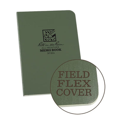 3 1/2" X 5" Soft Cover Pocket Memo Book Olive Drab - Tactical Edge