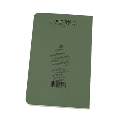 Rite In The Rain 4 5/8" X 7 1/4" Tactical Field Book Olive Drab Back